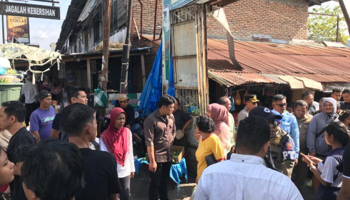 Aprial M. Rizaldi Ginting Wakili DPRD Pematangsiantar Hadiri Sidak Pasar Jelang Idul Fitri 1447 H