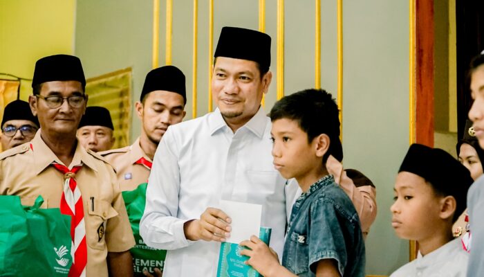 Kwarcab Pramuka Aceh Timur Gelar Bukber dan Santuni Anak-anak Yatim-Piatu 