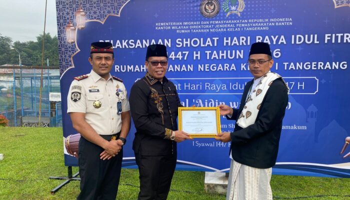 Direktur Pelayanan Tahanan dan Anak Pantau Layanan Kunjungan Lebaran di Rutan Kelas I Tangerang