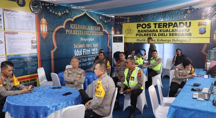 Cek Pospam, Pamatwil Polda Sumut Tinjau Kesiapan Ops Ketupat Toba 2026 Polresta Deli Serdang