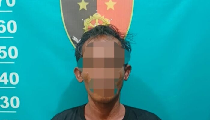 Polsek Pantai Labu Amankan Pelaku Penganiayaan Menggunakan Senjata Tajam