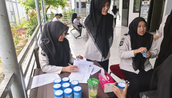 Lapas Kelas IIA Banda Aceh Gelar Razia Blok Hunian dan Tes Urine Serentak dalam Momentum menyambut HBP Ke-62 Tahun 2026