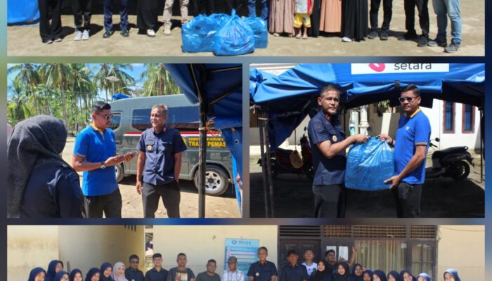 Lapas Bireuen Salurkan Bantuan Kerudung Dari Menteri Imipas Bagi Korban Banjir Kabupaten Bireuen