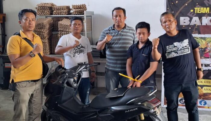 Kurang Dari 1×24 Jam, Unit Reskrim Polsek Gunung Malela Ringkus Residivis Curanmor