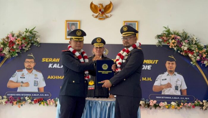 Pimpin Sertijab Kalapas Blangpidie, KabagtumKanwil Ditjenpas Aceh: “Ini Momentum Perkuat Kinerja”