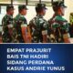 Empat Prajurit Bais TNI Hadiri Sidang Perdana Kasus Andrie Yunus