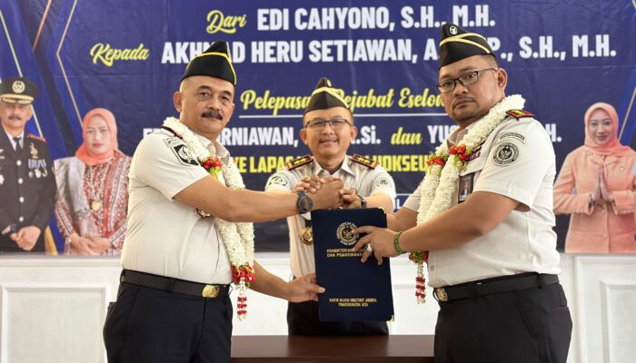 Estafet Kepemimpinan Lapas Banda Aceh: Kakanwil Ditjenpas Aceh Tekankan Disiplin dan Integritas Tanpa Kompromi