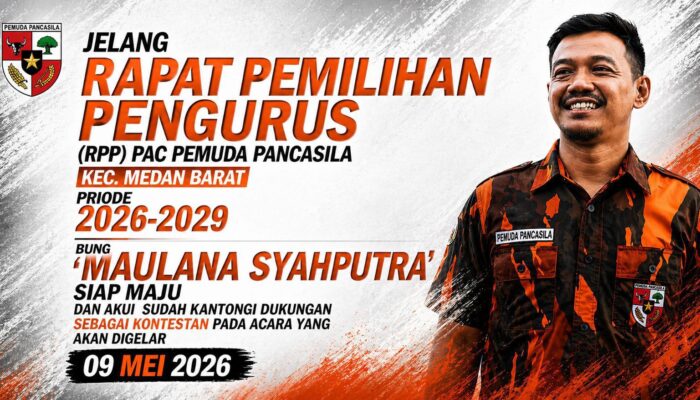 Dinamika RPP Pemuda Pancasila Medan Barat Menghangat, Dukungan Menguat ke Maulana Syahputra