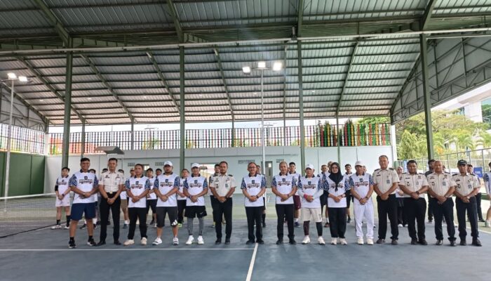 Perkuat Sinergi dan Sportivitas, Kalapas Banda Aceh Hadiri Pembukaan Turnamen Tenis Cup Kakanwil Ditjenpas Aceh 2026.