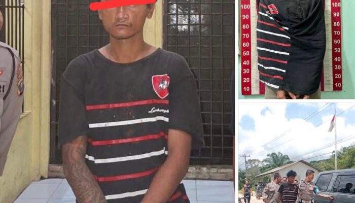 Polres Tapteng Amankan Tersangka Kasus Pencabulan Anak