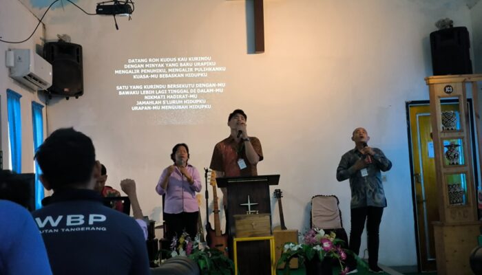 Rutan Kelas I Tangerang Laksanakan Ibadah Hari Kenaikan Yesus Kristus