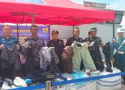 TNI AL Dan Bea Cukai TBA Gagalkan Penyeludupan 400 Ballpress dari Malaysia di Perairan Batubara
