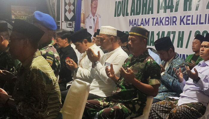 Wakili Ketua DPRD, Aprial M Rizaldi Ginting Beri Semangat Peserta Pawai Takbir