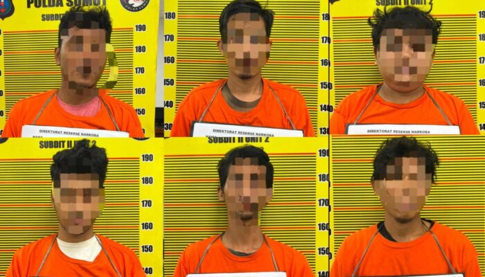Enam Penyerang Polisi Saat Penggerebekan Narkoba di Multatuli Diamankan, Urine Positif Sabu