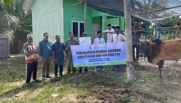 Kurban Pekerja dan Kontraktor Medco E & P Jangkau Ratusan Penerima Manfaat di Blok A