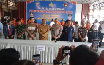 Selamatkan Anak Bangsa, Polresta Deli Serdang Musnahkan 54, 355 Kg Sabu dan Selamatkan 398.437 Jiwa