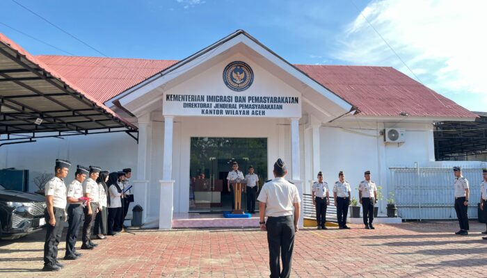 Peringati Hari Lahir Pancasila 2026, Kanwil Ditjenpas Aceh Teguhkan Komitmen Kebangsaan dan Integritas Aparatur