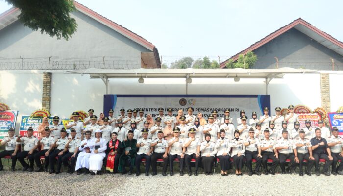 Pelantikan dan Pengambilan Sumpah Jabatan Pejabat Manajerial dilingkungan Kanwil Ditjenpas Banten.