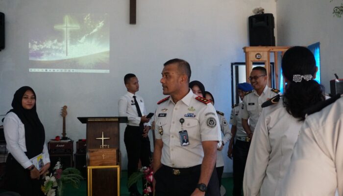 Karutan Tangerang Tinjau Sarana Ibadah dan Fasilitas Kerja dalam Kegiatan Kontrol Keliling