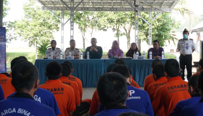 Rutan Kelas I Tangerang Gandeng Dinas Kesehatan Kabupaten Tangerang, Sosialisasikan Pencegahan Virus Hanta Kepada Warga Binaan
