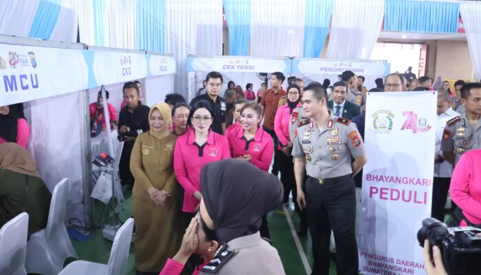 Kapolres Langkat Dukung Sukses Bakti Kesehatan Polda Sumut, Ribuan Masyarakat Antusias Ikuti Pelayanan Gratis