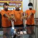Tiga Terduga Pengedar Sabu dan Barang Bukti Berhasil Diamankan Polsek Tiga Panah