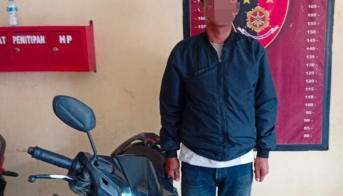 Gelapkan Sepeda Motor Kawan, Pelaku diciduk Polsek Tanjung Morawa