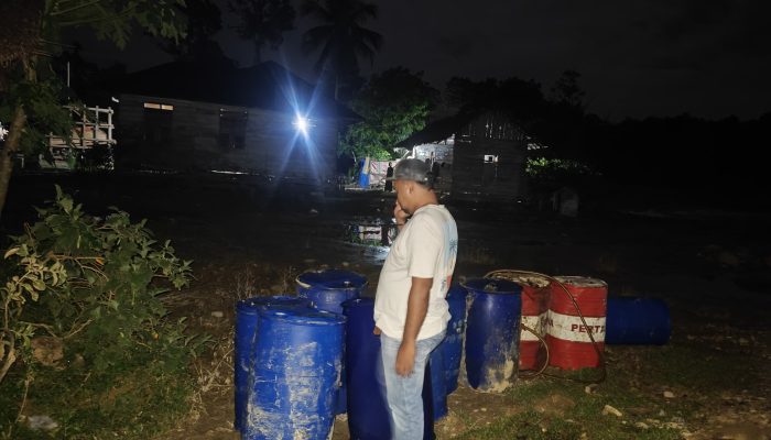 Kembali Bertindak, Satreskrim Polres Nagan Raya Temukan 2.000 Liter Diduga BBM Bio Solar Bersubsidi tak bertuan. !!