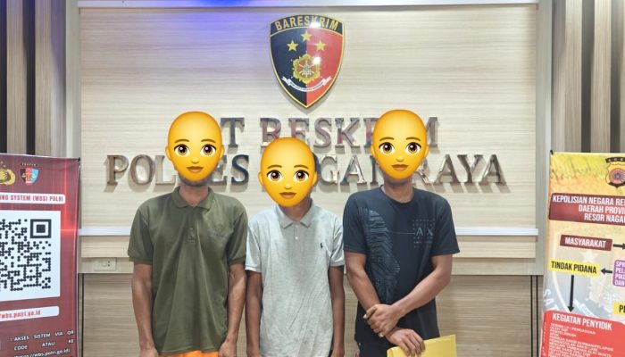 Sat Reskrim Polres Nagan Raya Kembali Lakukan Penindakan Penyalahgunaan BBM Bersubsidi, Tiga Tersangka Ditahan.