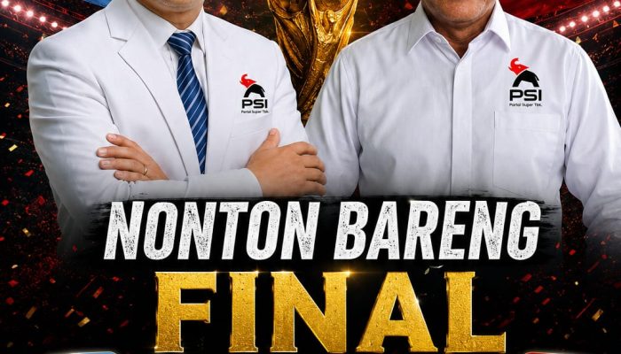 DPD PSI Abdya Gelar Nobar final Piala Dunia 2026 Kepada Masyarakat dan Para Kader.