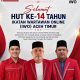 Pesan Ketua DPW Partai PA Aceh Timur Azhari,M.Nur (Haji Maop) peringatan HUT ke-14 Ikatan wartawan online (IWO) Aceh Timur.