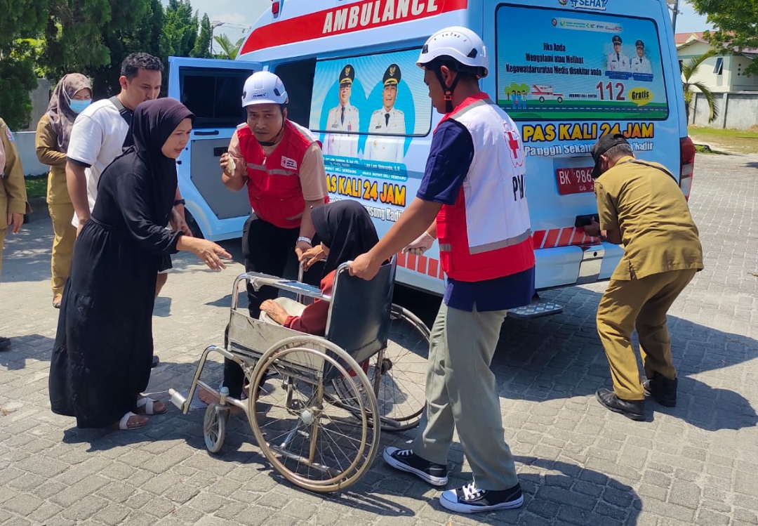 Tim Reaksi Cepat (TRC) Palang Merah Indonesia (PMI) Kabupaten Deli Serdang (dok)