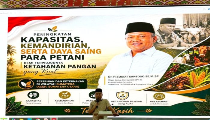 Sugiat Santoso Dorong Petani Tingkatkan Kompetensi demi Perkuat Ketahanan Pangan Nasional