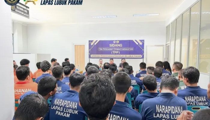Sidang TPP Digelar, Lapas Lubuk Pakam Tinjau Kelayakan Remisi dan Integrasi WBP