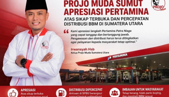 Pantau Langsung di Lapangan, Projo Muda Sumut Sebut Antrean BBM Berangsur Normal Berkat Langkah Pertamina