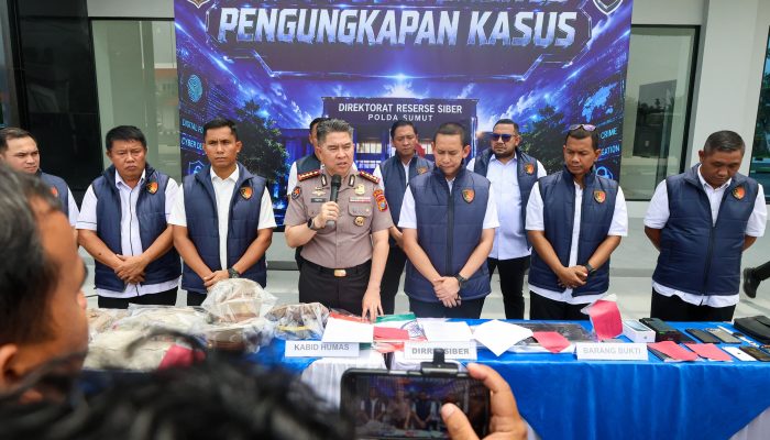 Polda Sumut Bongkar Sindikat Scamming Internasional di Apartemen Medan, Korban Rugi Rp6,7 Miliar