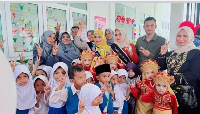 Bunda PAUD Aceh Timur Resmikan Gedung Revitalisasi TK Negeri