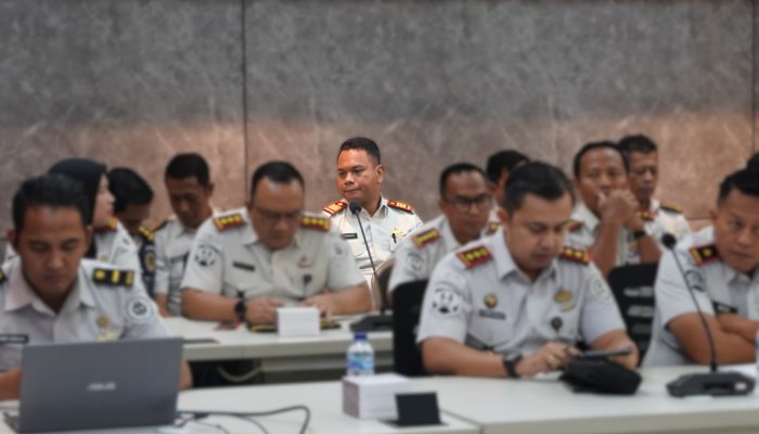 Tingkatkan Integritas Pelayanan, Karutan Tangerang Hadiri Penguatan Budaya Kerja Ditjenpas