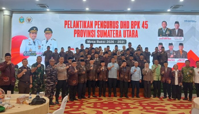 DHD BPK 45 Sumut Periode 2026–2031 Dilantik, Bobby Nasution Ajak Tanamkan Semangat Juang kepada Generasi Muda