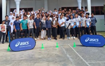 Igornas Sumut dan Asics Gelar Tes Kebugaran, 300 Pelajar SMP hingga SMK Ikut Serta