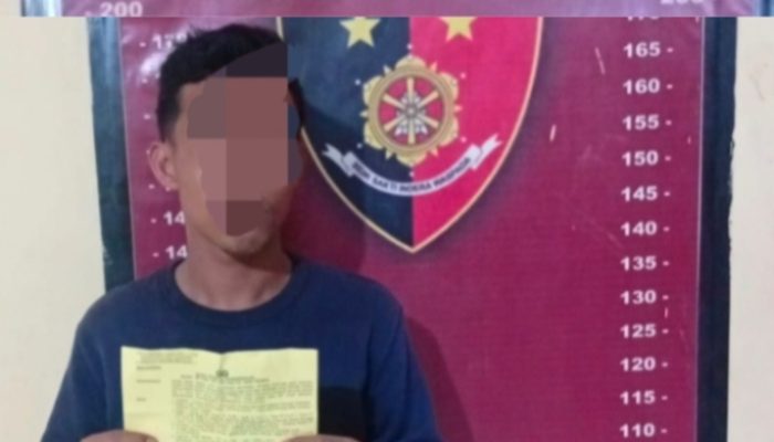 Warga Limau Manis Pencuri Pintu Besi Ditangkap Polsek Tanjung Morawa