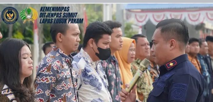 Pengarahan dan Penguatan Kepala Lembaga Pemasyarakatan Lubuk Pakam kepada Seluruh Petugas