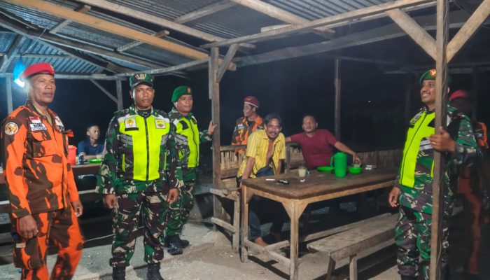 Libatkan Organisasi Masyarakat, Koramil 11/TB Rutin Gelar Patroli Siskamling Demi Jaga Kamtibmas