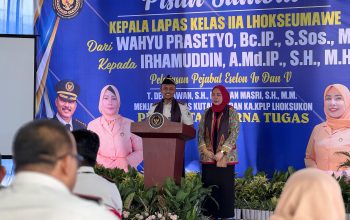 Pisah Sambut Kalapas Lhokseumawe Berlangsung Khidmat, Diwarnai Pelepasan Pejabat Promosi dan Purna Tugas