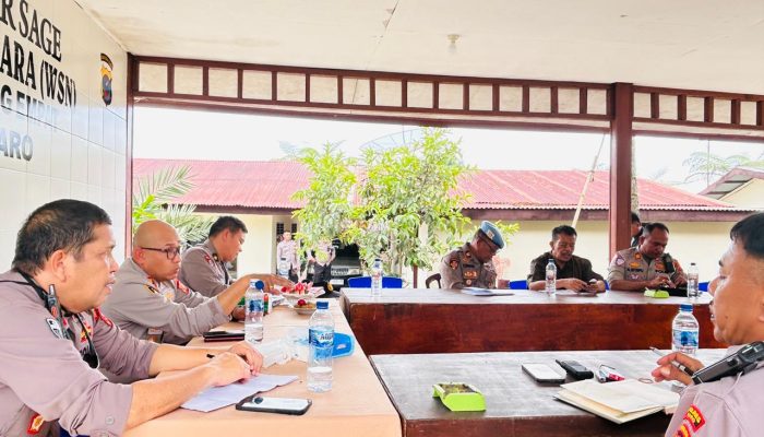 Pimpin Rakor, Kapolres Karo Tekankan Kesiapsiagaan Penanganan Bencana Erupsi Gunung Sinabung