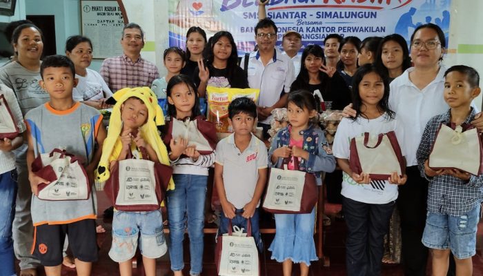SMSI Siantar Simalungun Gandeng Bank Indonesia Pematangsiantar Berbagi Kasih di Panti Asuhan