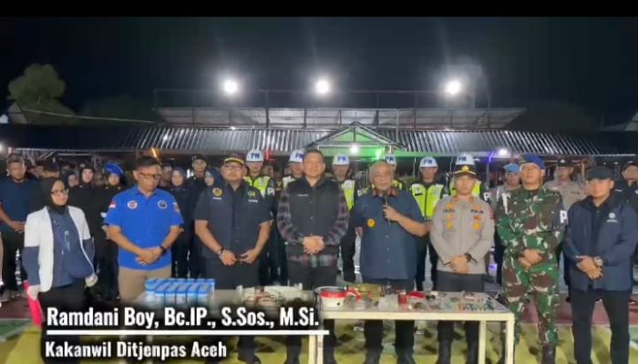 Kakanwil Ditjenpas Banda Aceh Bersama Kepala BNN Aceh Rajia Lapas Kelas IIA Banda Aceh Narkoba hingga HP Nihil