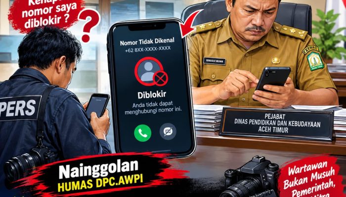 Tak Ingin Di Konfirmasi, Diduga Oknum Kabid PSD Disdikbud Aceh Timur Blokir Kontak Wartawan. 