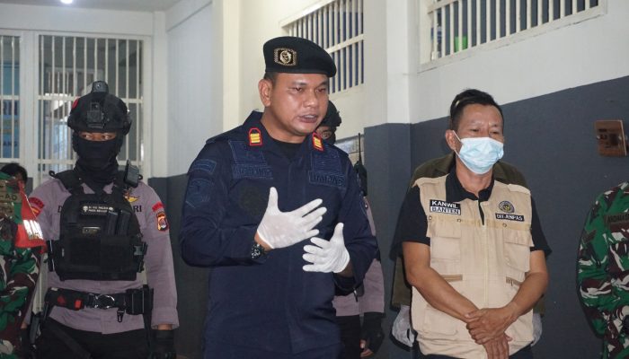 Sidak Gabungan dan Tes Urine, Rutan Kelas I Tangerang Tegaskan Komitmen Zero Halinar