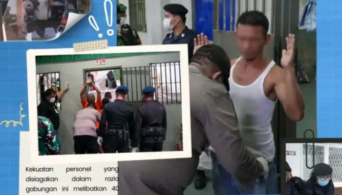 Awali Razia Besar-Besaran di Rutan I Medan, Kakanwil Ditjenpas Sumut Pimpin Apel Pasukan Gabungan,500 Warga Binaan Dites Urine